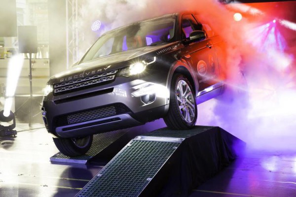 The first Land Rover Discovery Sport has rolled off the line at Halewood.