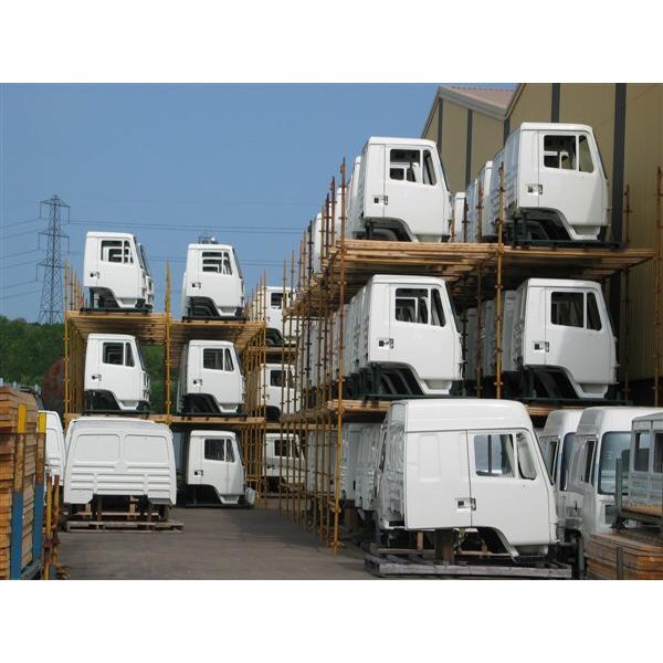 The C44 Roadrunner was the final addition to the T45 family and included sleeper cab options. Completed cabs can be seen here at Motor Panels Coventry assembly plant.