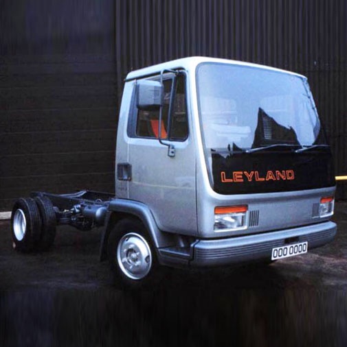 Eventually two protoypes were evaluated, this example shows the rejected vehicle put forward by Dr Tom Karen and his Letchworth based Ogle Design team who had previously styled the other Leyland T45 trucks.