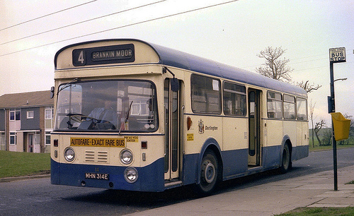 Cummins have powered millions of buses and trucks with Darlington built engines including this Daimler Roadliner operated by Darlington Corporation Transport.
