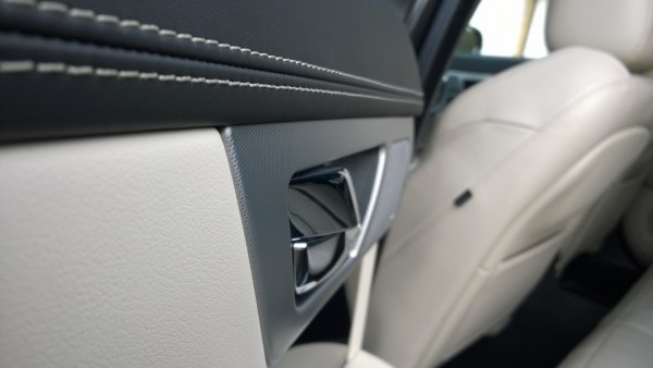 There's some nice hand crafted touches on the Sportbrake like this hand stitched leather trim for example.