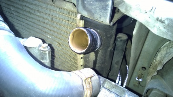 The cooling system was so contaminated with oil it would have been almost impossible to flush it all through or guarantee the car would be right once put back together again.