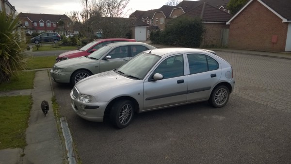 Next doors Rover 25 heads off to the promised land despite the fact it could have been avoided. 