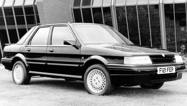 A Rover Group publicity image for the 1989 model year MG Montego Turbo - It was deleted from the range soon after.