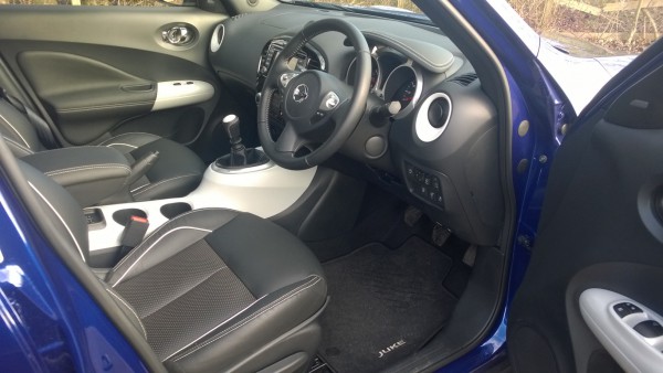 The funky bold outside continues inside too. Some interior plastics feel a tad hard and cheap though.