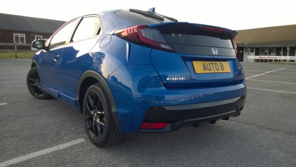 New spoiler and rear bumper - with the latter having a racy bottom splitter. Its improved the rear aspect considerably and with those glossy back rims, one or two bystanders asked if it was actually a new Type-R... if only!