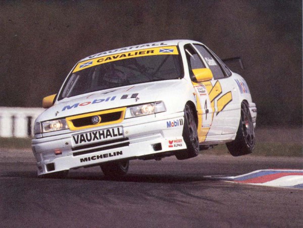 Cavalier also succeeded in BTCC. Here's Super Scot John Cleland giving it some air at Thruxton.