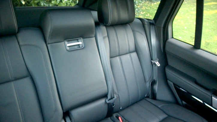 Rear passenger have the option of rear climate and DVD system. Good use of space too.