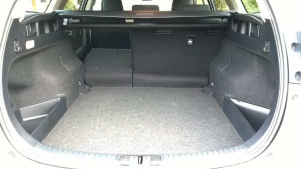 There's heaps of space for clutter but this lump in the cargo deck is a bad design boo boo for a modern estate car.