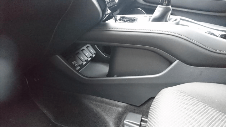 Its not all good news... The media inputs and charge socket are positioned in such a way that they are inaccessible once on the move.