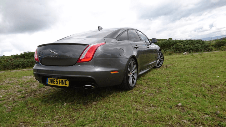 Rear end now features all new LED clusters. The tail lamps glow a subtle mirrored J effect which can just about be made out in this image. Boot space is adequate with just under 500 litres on offer - no folding rear seat back but the aperture is wide and long.