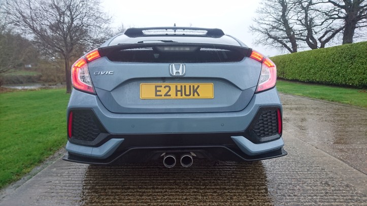 civic grey rear